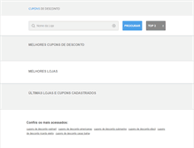 Tablet Screenshot of cuponsdedesconto.org